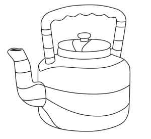 African plastic kettle