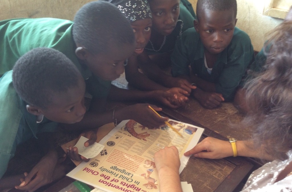 The Gambia - Children Listening To The Teacher -Primary-School-Resources