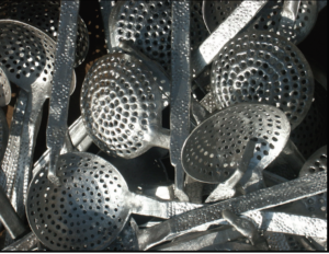 Image of recycled aluminium ladles