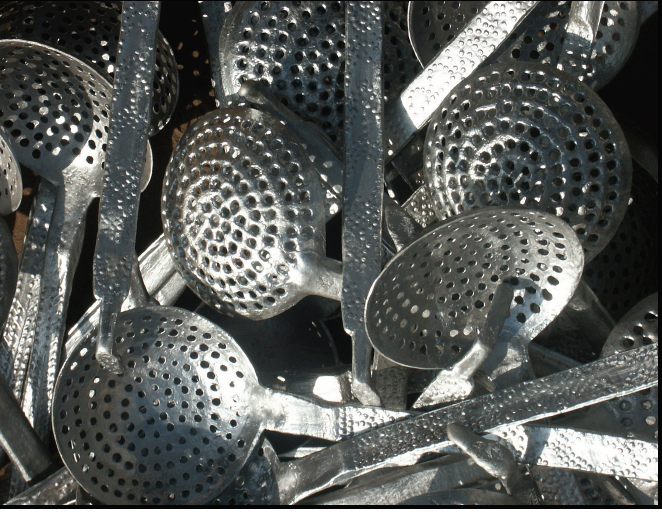 Recycled aluminium ladles