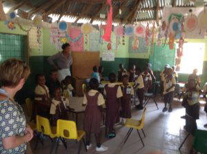 B&C Educational Gambian Study Visit - Children in class at Bijilo Nursery School