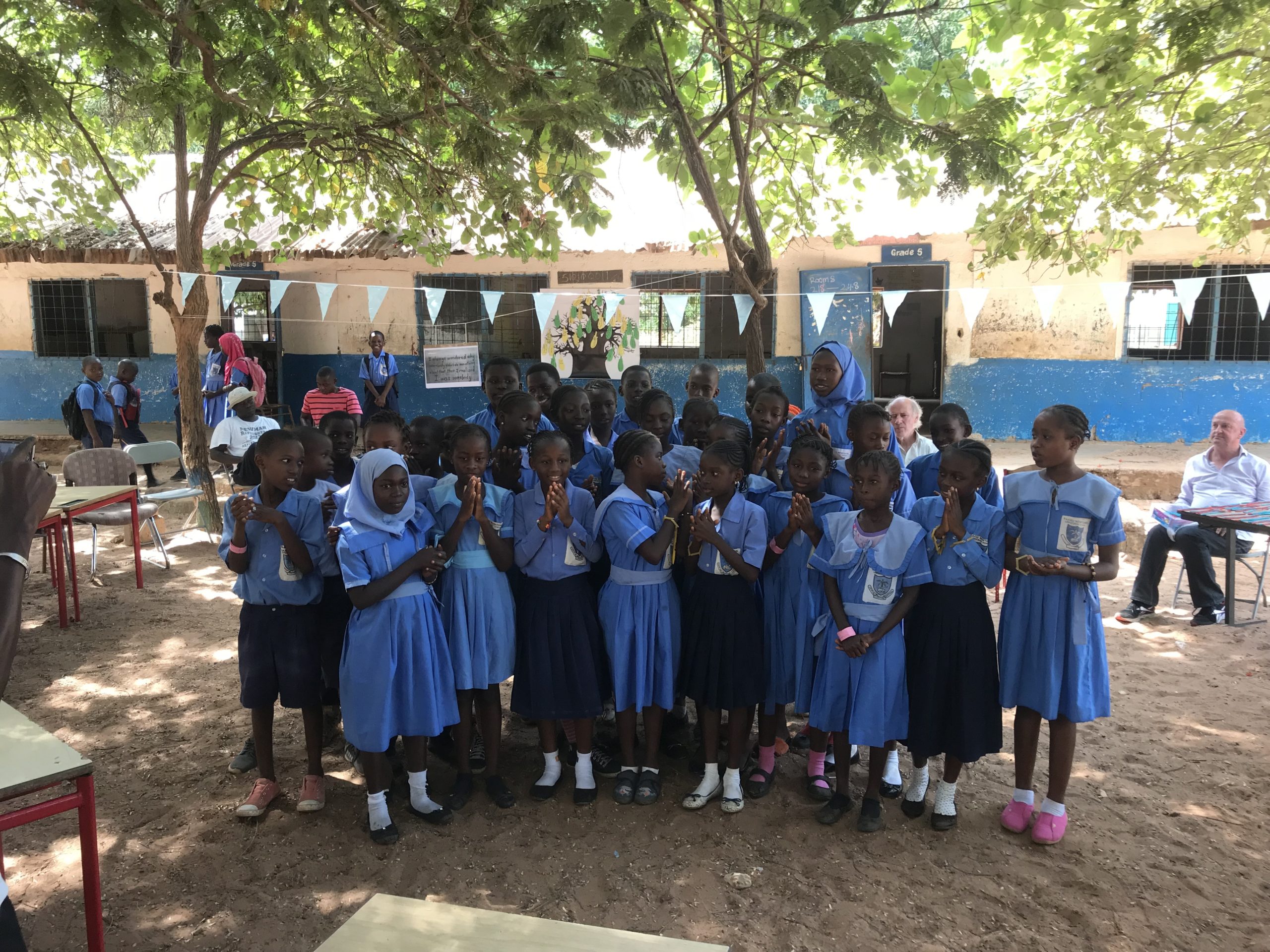 B&C Educational Gambia Trip - Children attending the UN style conference - Primary-School-Resources